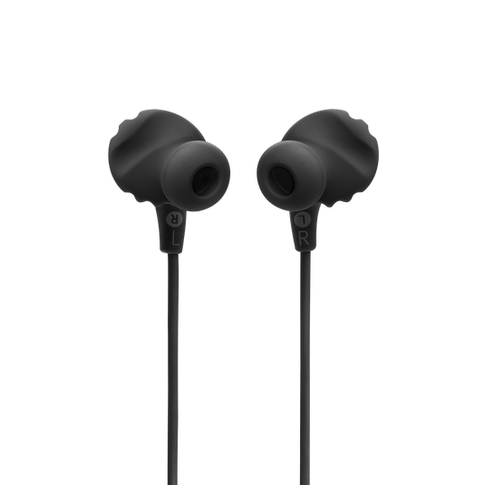 JBL Endurance Run 2 Wired - Black - Waterproof Wired Sports In-Ear Headphones - Back image number null